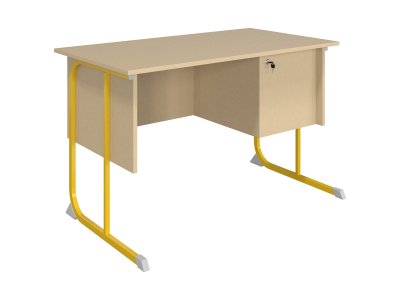 Derby szekrényes tanári asztal