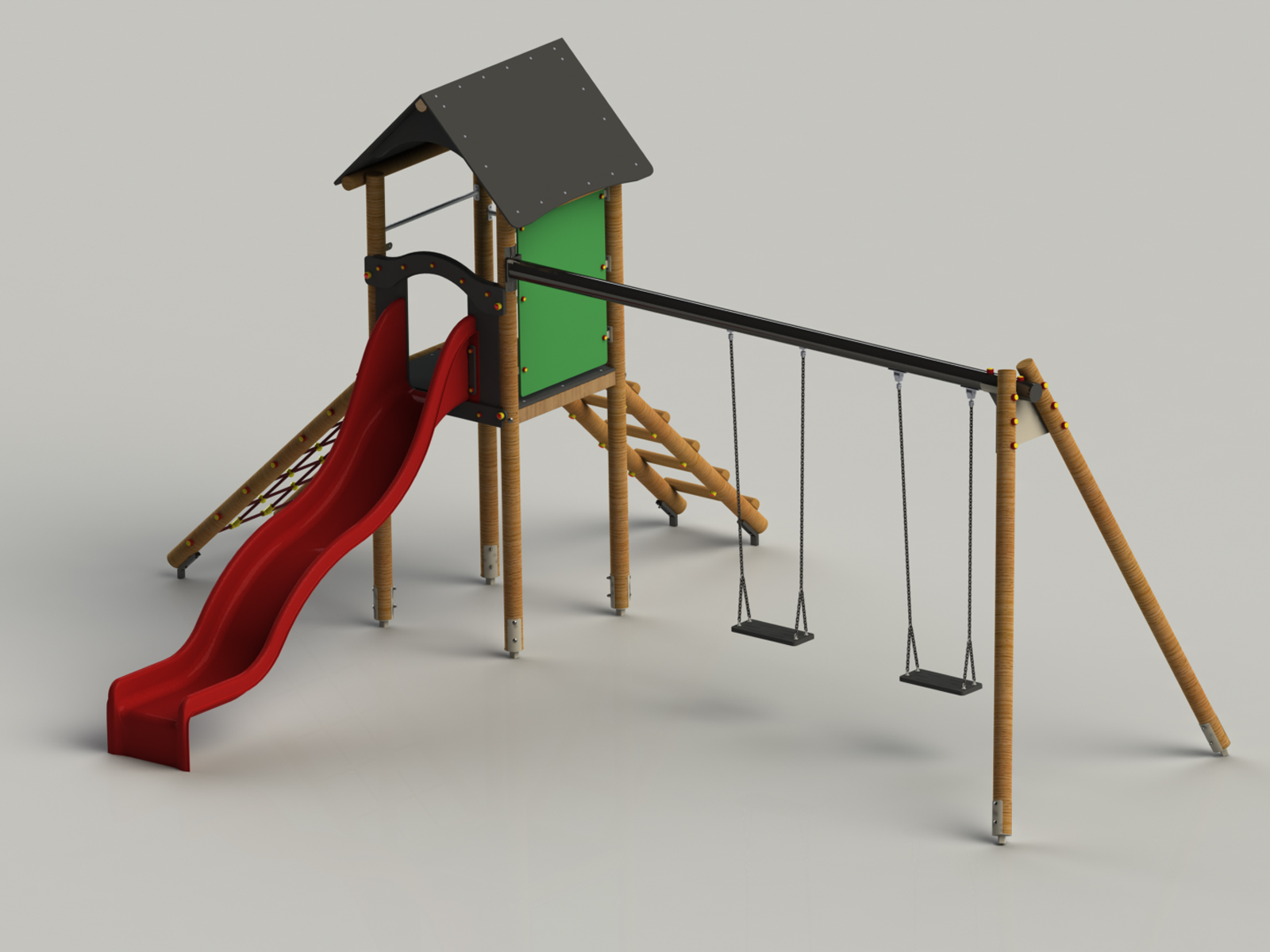 Csuszdahaz-hintaallvannyal