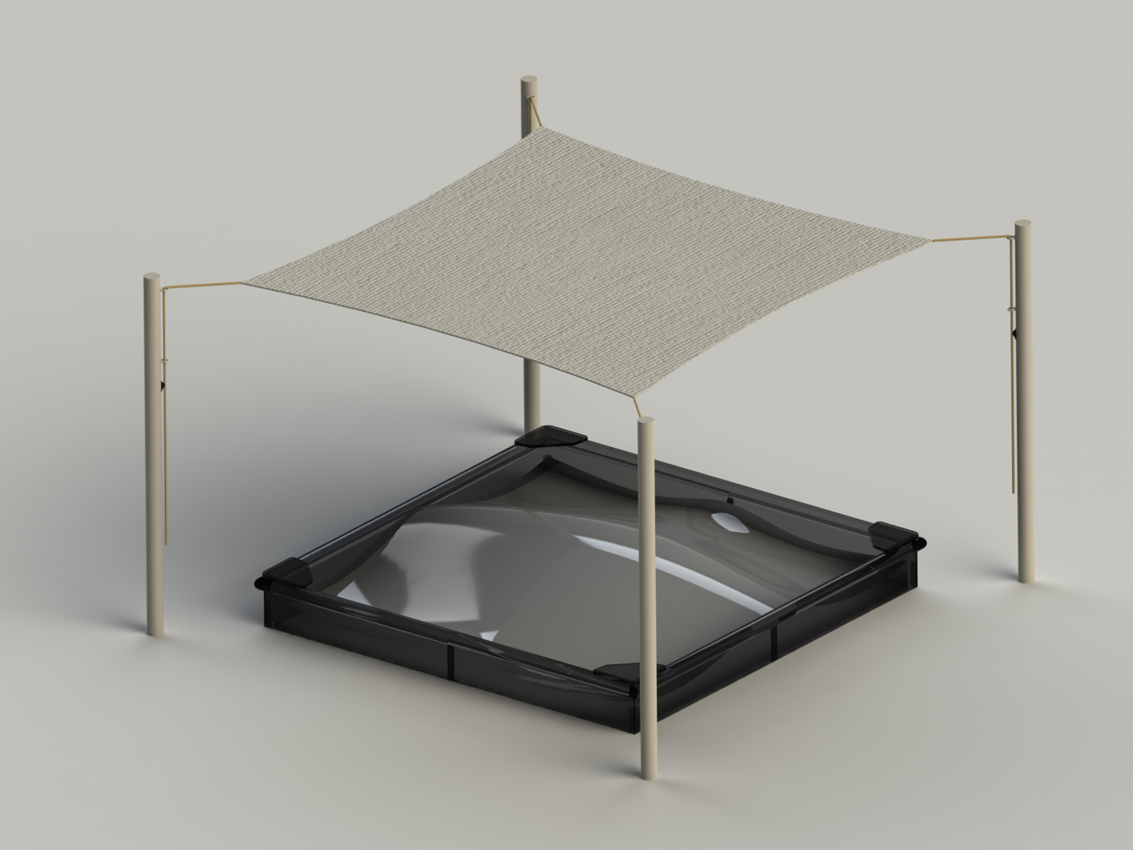 Napvitorla-homokozohoz