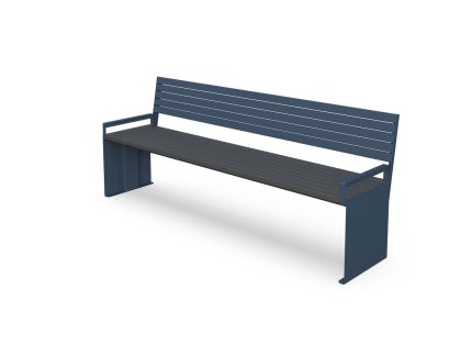 Forte támlás-karfás 3 személyes pad