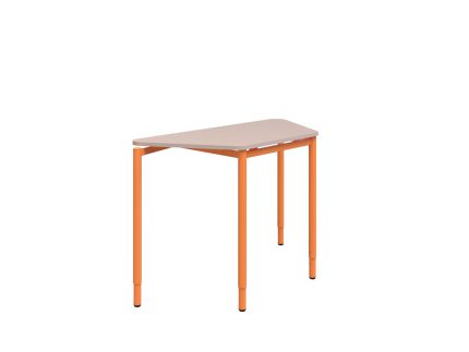 Justy 1 személyes trapéz asztal