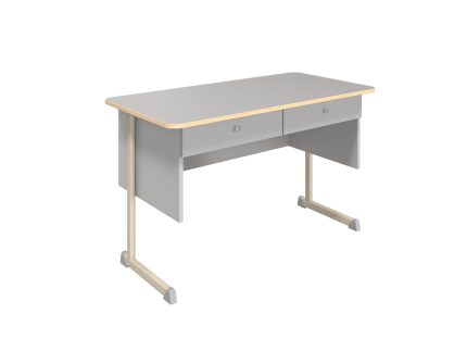 KEX 2 fiókos tanári asztal