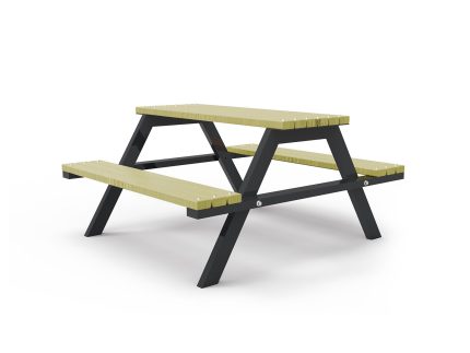 Piknik asztal 2 egybeépített paddal 2 x 3 személynek