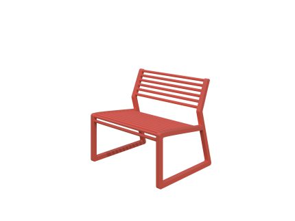 Riga támlás 1 személyes pad