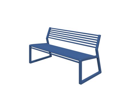 Riga támlás 2 személyes pad