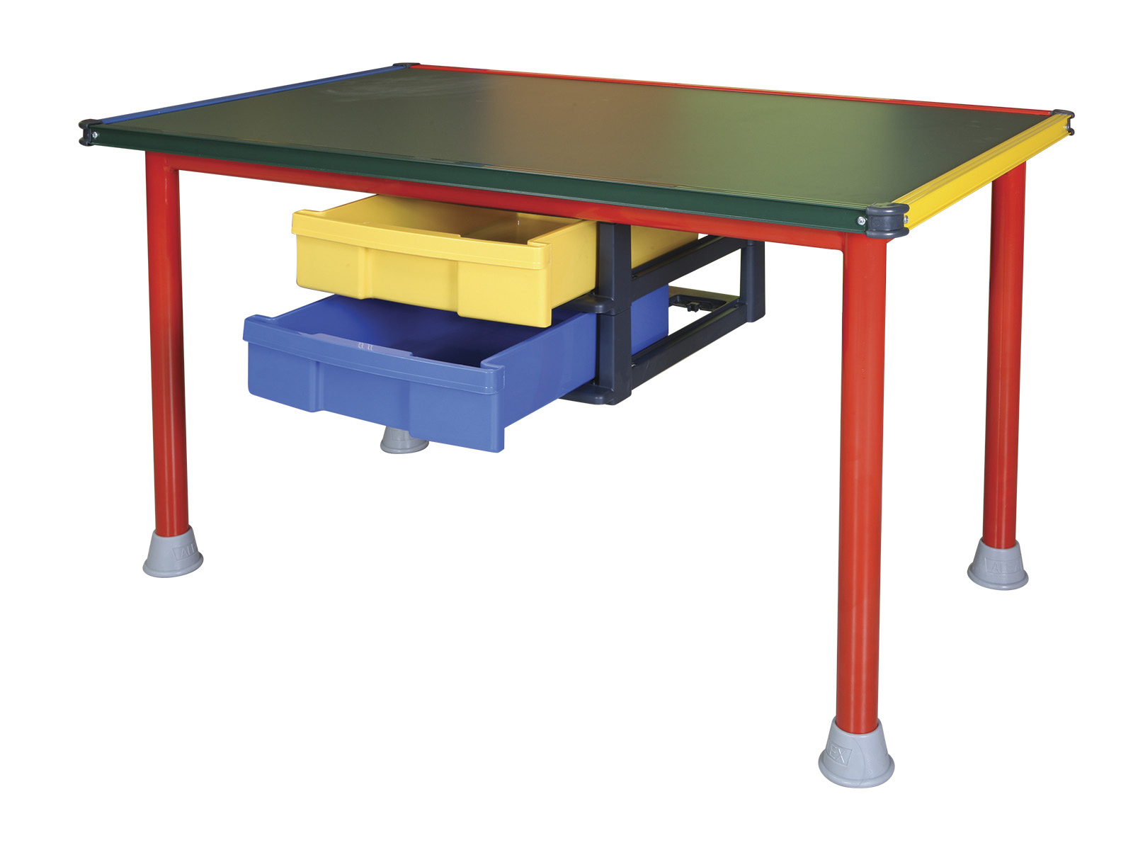 Rajztabla-asztal-120x60-zold