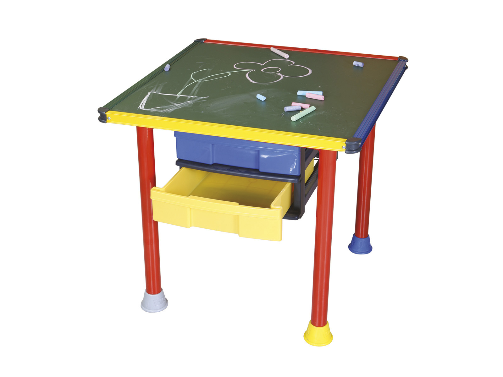 Rajztabla-asztal-60x60-zold