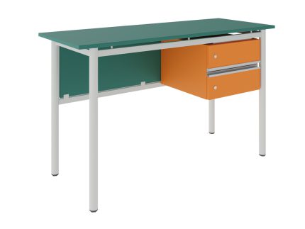 FLEX tanári asztal, 2 fiók