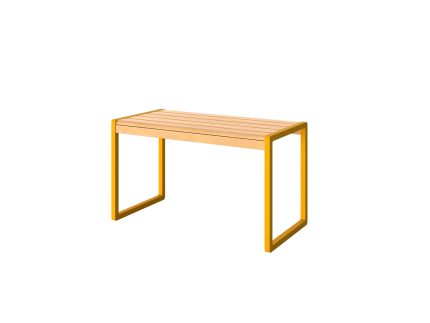 Trento asztal 2 személyes padhoz