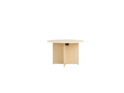 Laplábas tárgyalóasztal - 120 cm kör, 4 fő részére